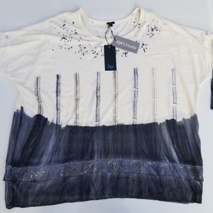 Shana XL White Blouse Brand New with Tags